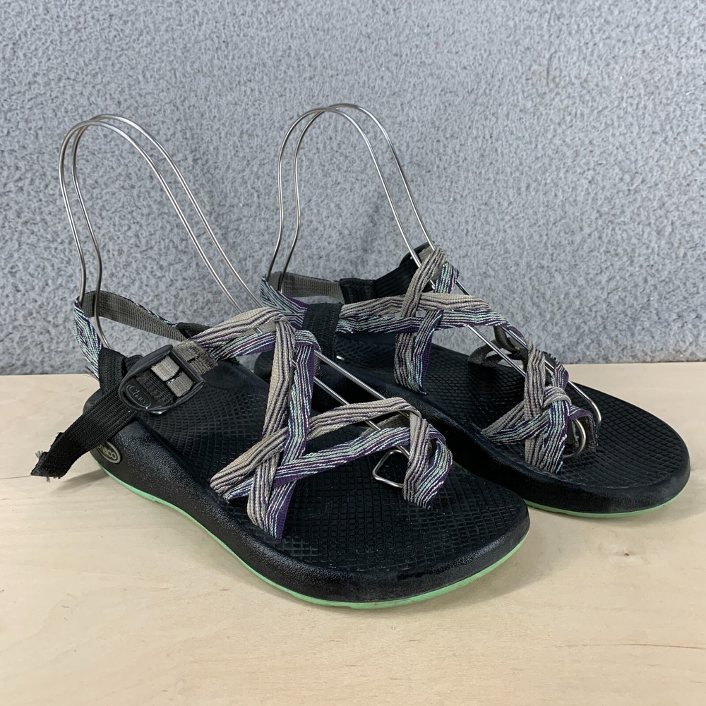 Chaco Sandals Women 8 ZX/2 Yamba Pixel Weave Toe Loop J103432 Vibram Soles Water